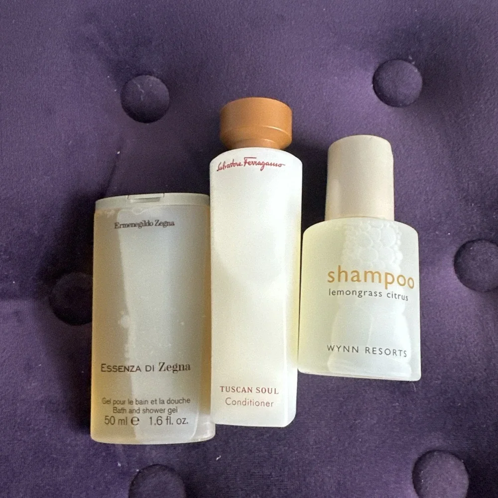 Men's Self Care Body Hair Travel Size Lot‎ Bundle Shower Gel Shampoo Conditioner